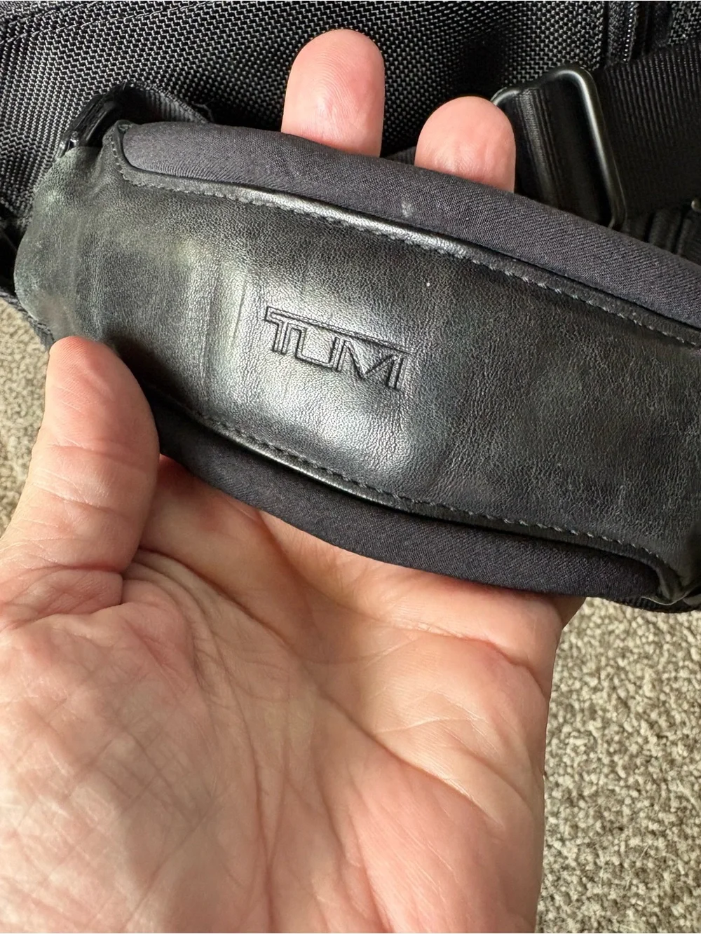 Tumi Alpha 3 Expand Briefcase Organizer Laptop Ballistic Bag Black Nylon 26141